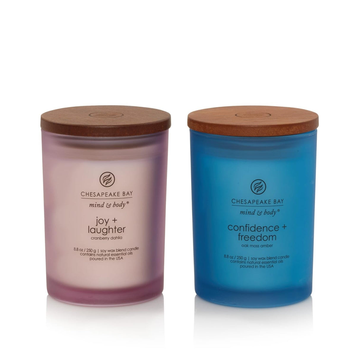 Chesapeake Bay Candle front packaging showing both jars and elegant presentation benefit gift-ready