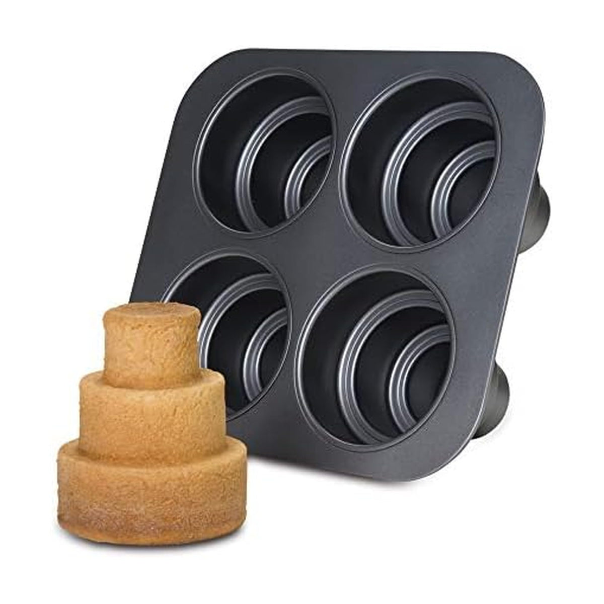 Chicago Metallic front packaging showcasing complete multi-tier pan set and professional quality