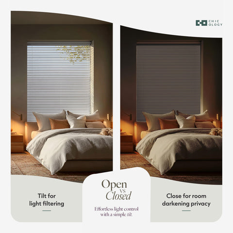 CHICOLOGY slats with water droplets illustrating moisture-resistant performance