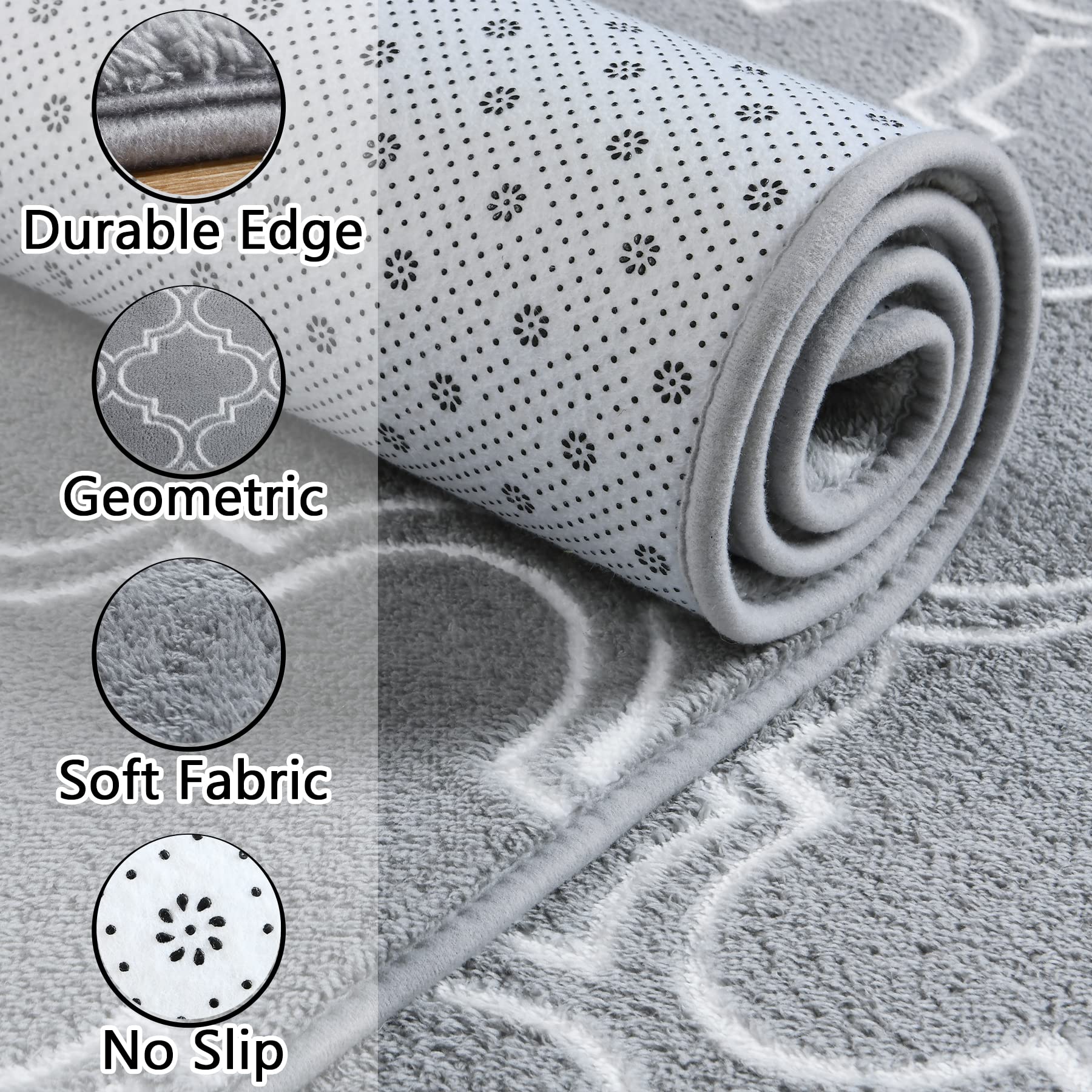 Chicrug close-up of lantern pattern pile showing soft texture and modern look
