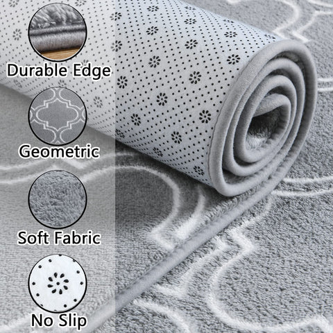 Chicrug close-up of lantern pattern pile showing soft texture and modern look