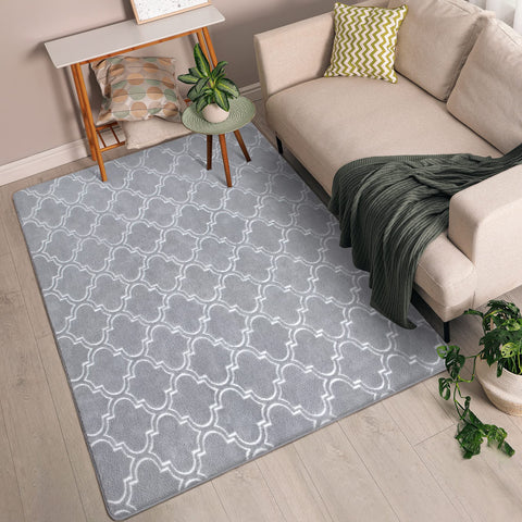 Chicrug non-slip backing detail showing grip to keep rug securely in place