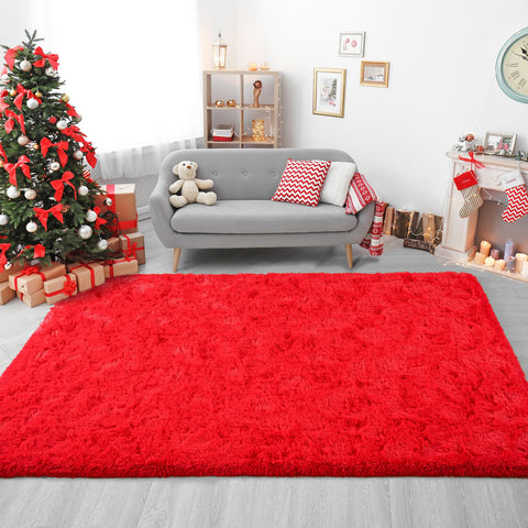 Chicrug pet on plush rug showcases pet-friendly comfort