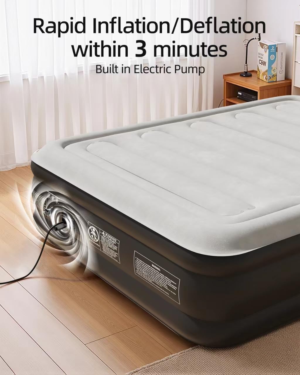 CHILLSUN non-slip bottom texture for stable, secure floor placement