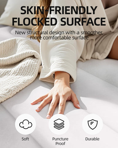 CHILLSUN soft flocked top detail highlighting comfortable, waterproof surface