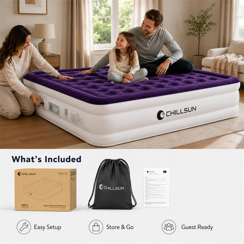 CHILLSUN packed in included travel bag for compact transport and convenient storage