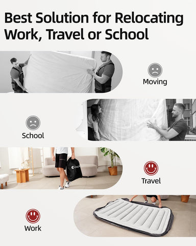 CHILLSUN weight test showing internal coil support for up to 650 pounds