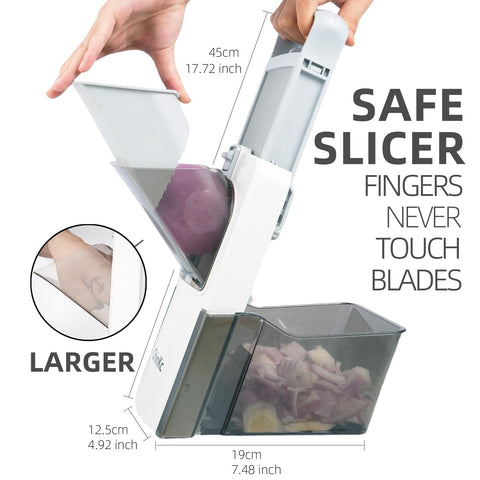 ChinKc close-up of 420 stainless steel blade showcasing safe concealed edge