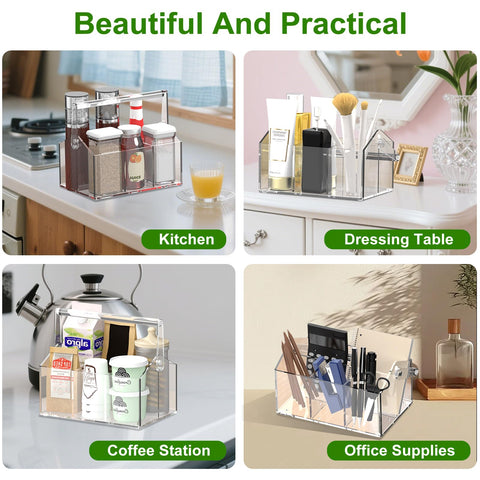 Chivalral utensil caddy in use at outdoor barbecue showing easy transport and event readiness benefit