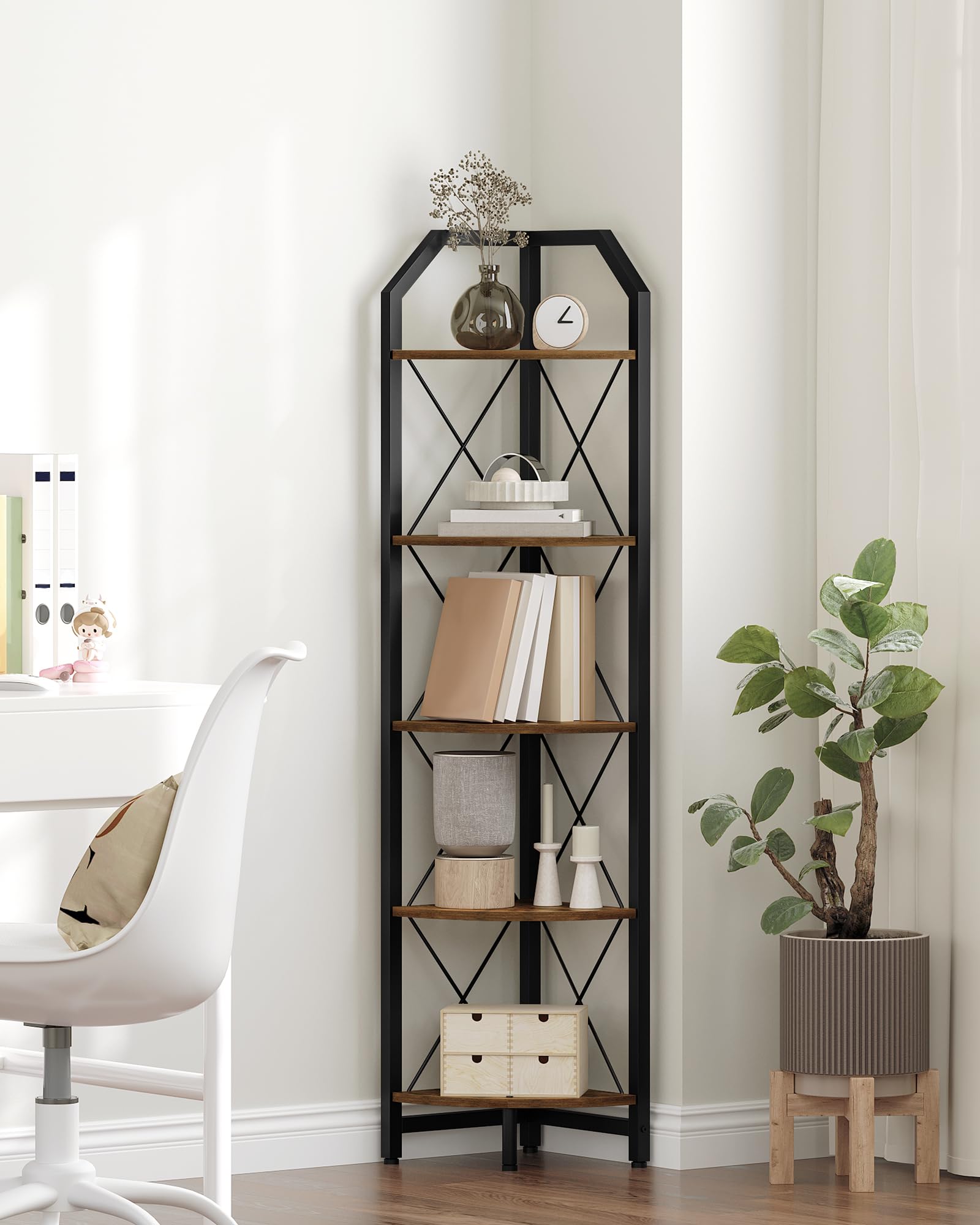 CHOEZON close-up of shelf texture highlighting particleboard finish and durable surface benefit