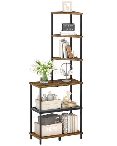 CHOEZON shelf in kitchen corner showing functional storage benefit
