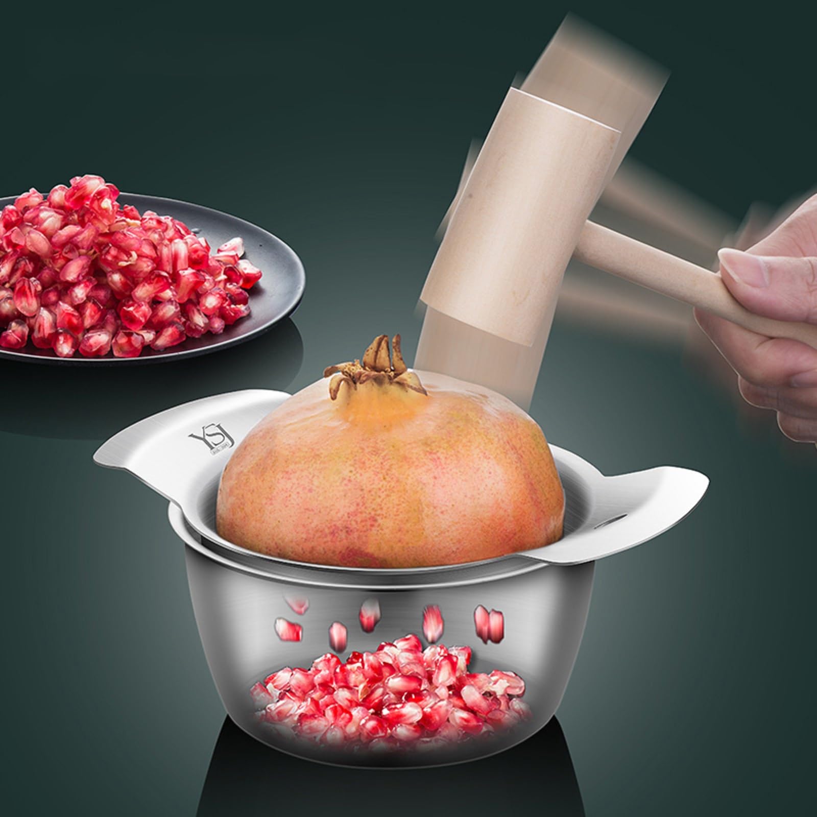 choxila front view set showing peeler bowl hammer and tidy storage benefit