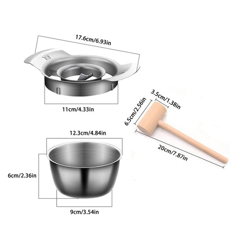 choxila lifestyle kitchen table with prepared arils for easy serving