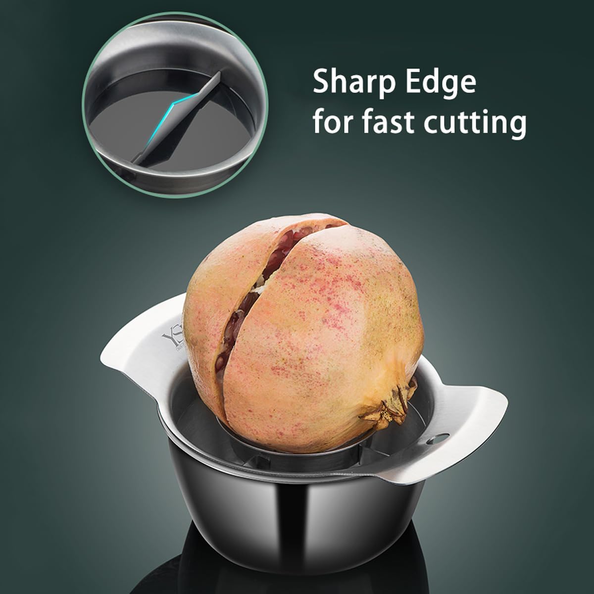 choxila stainless peeler closeup highlighting sharp edge and durable finish