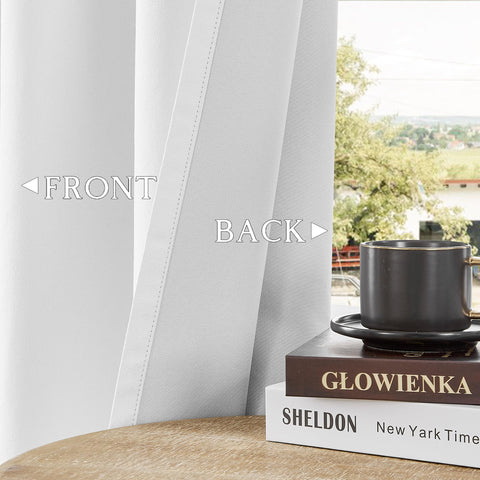 ChrisDowa curtains hung in a bedroom showing full blackout and privacy benefit