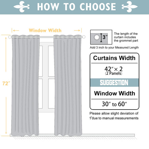 ChrisDowa curtains beside a chair for scale illustrating 42 by 72 inch panel dimensions