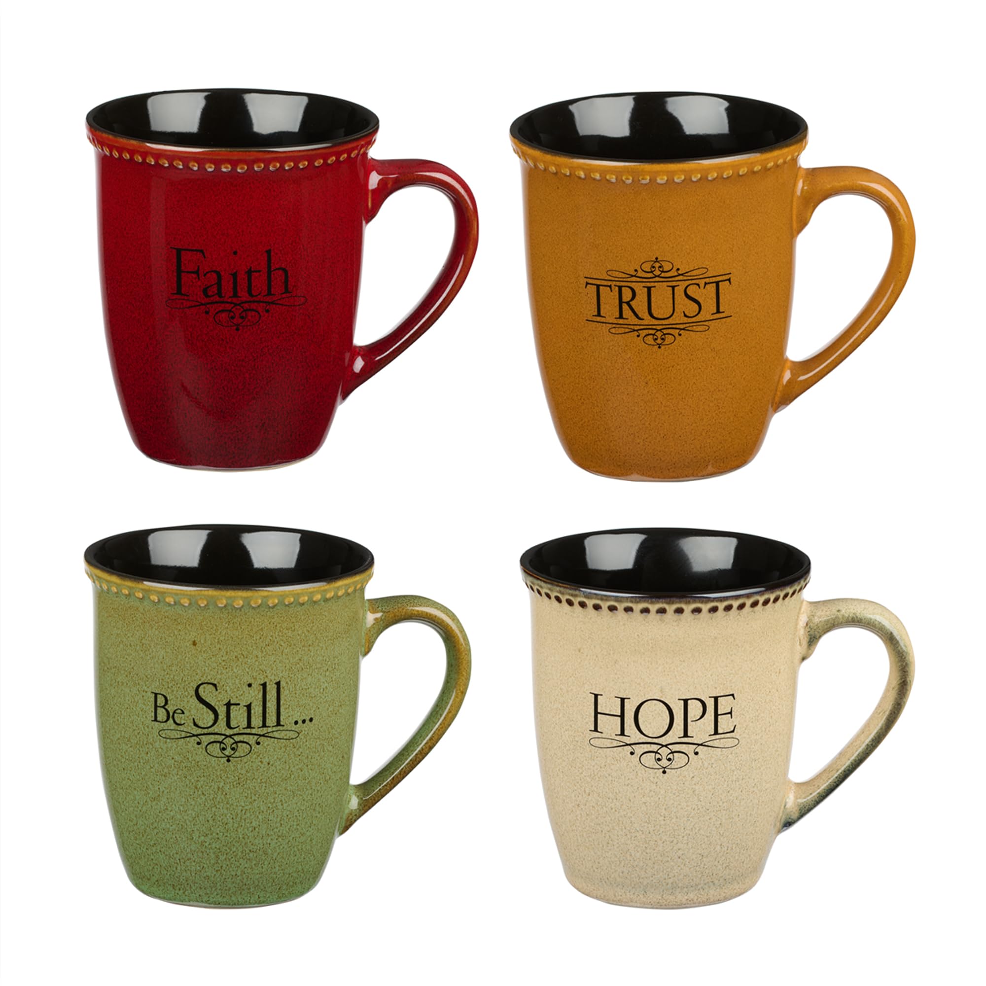 Christian Art Gifts close-up of stoneware texture highlighting handcrafted appeal