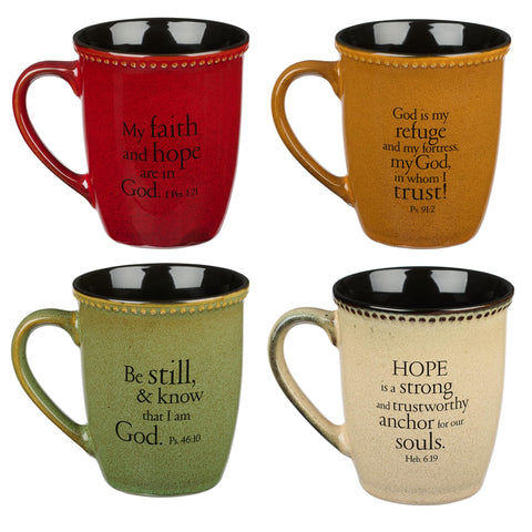 Christian Art Gifts full color collection arranged to show sage, ivory, paprika, pumpkin