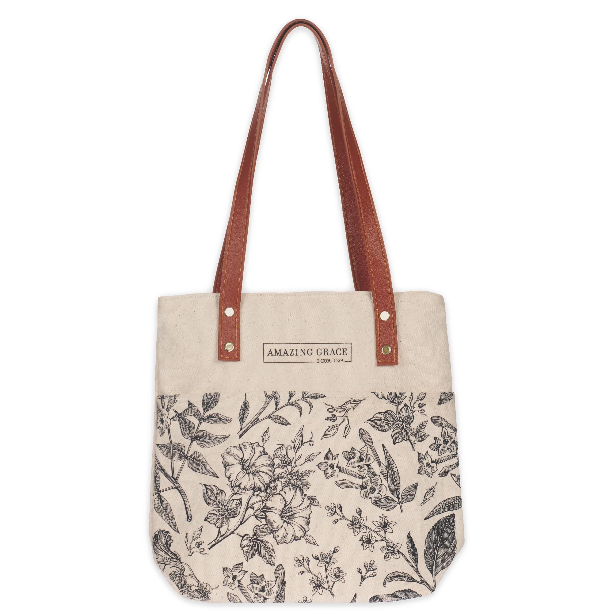 Christian Art Gifts front view showing Amazing Grace print and neutral colors, inspiring everyday use