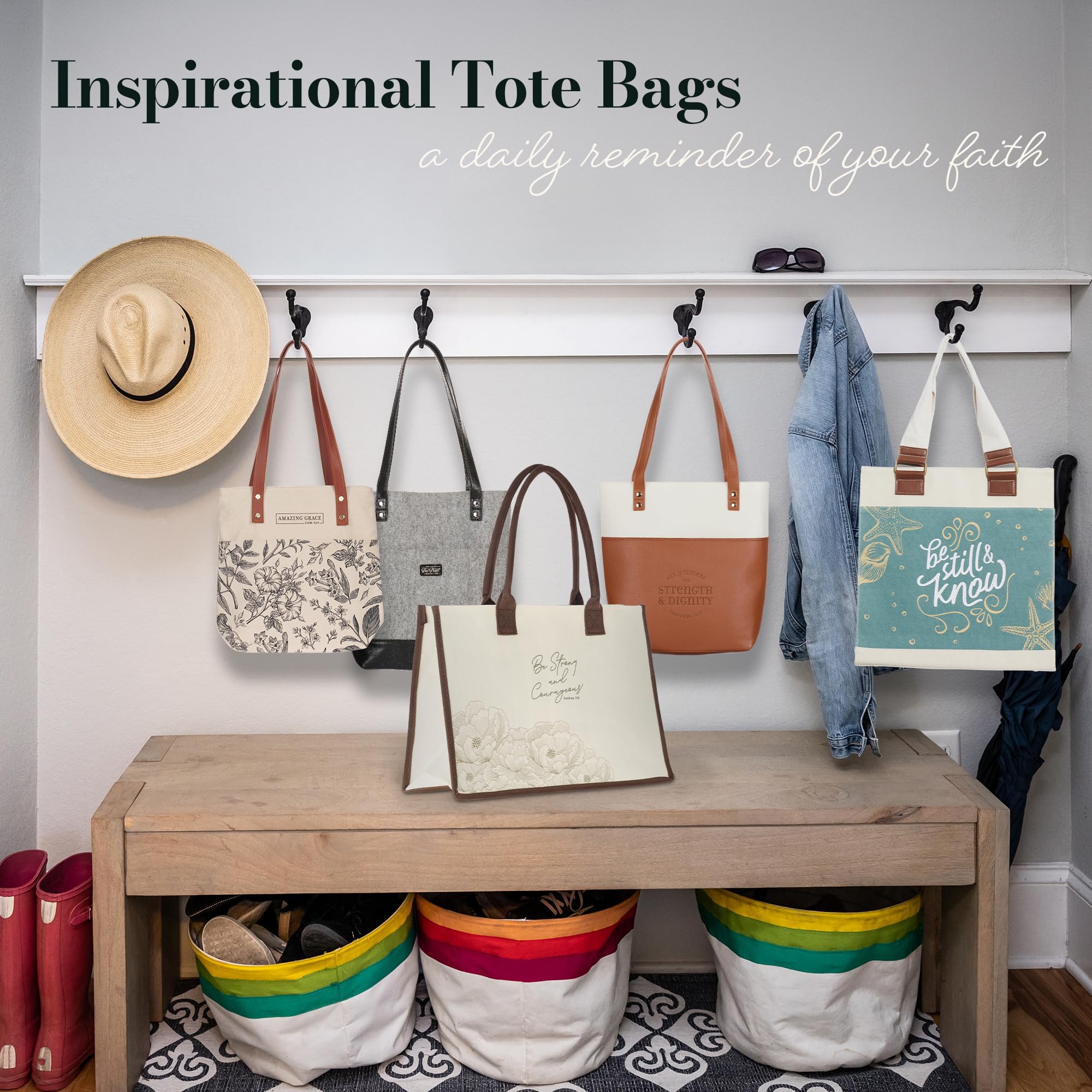 Christian Art Gifts carried to church in lifestyle scene, conveying faith-inspired gifting appeal
