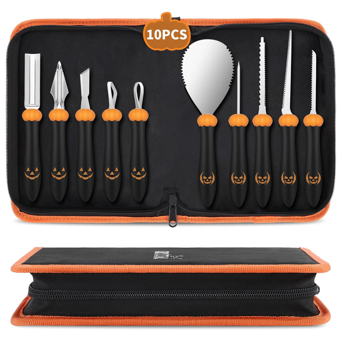 CHRYZTAL front packaging showing full 10-piece kit and nylon carrying case benefit durability