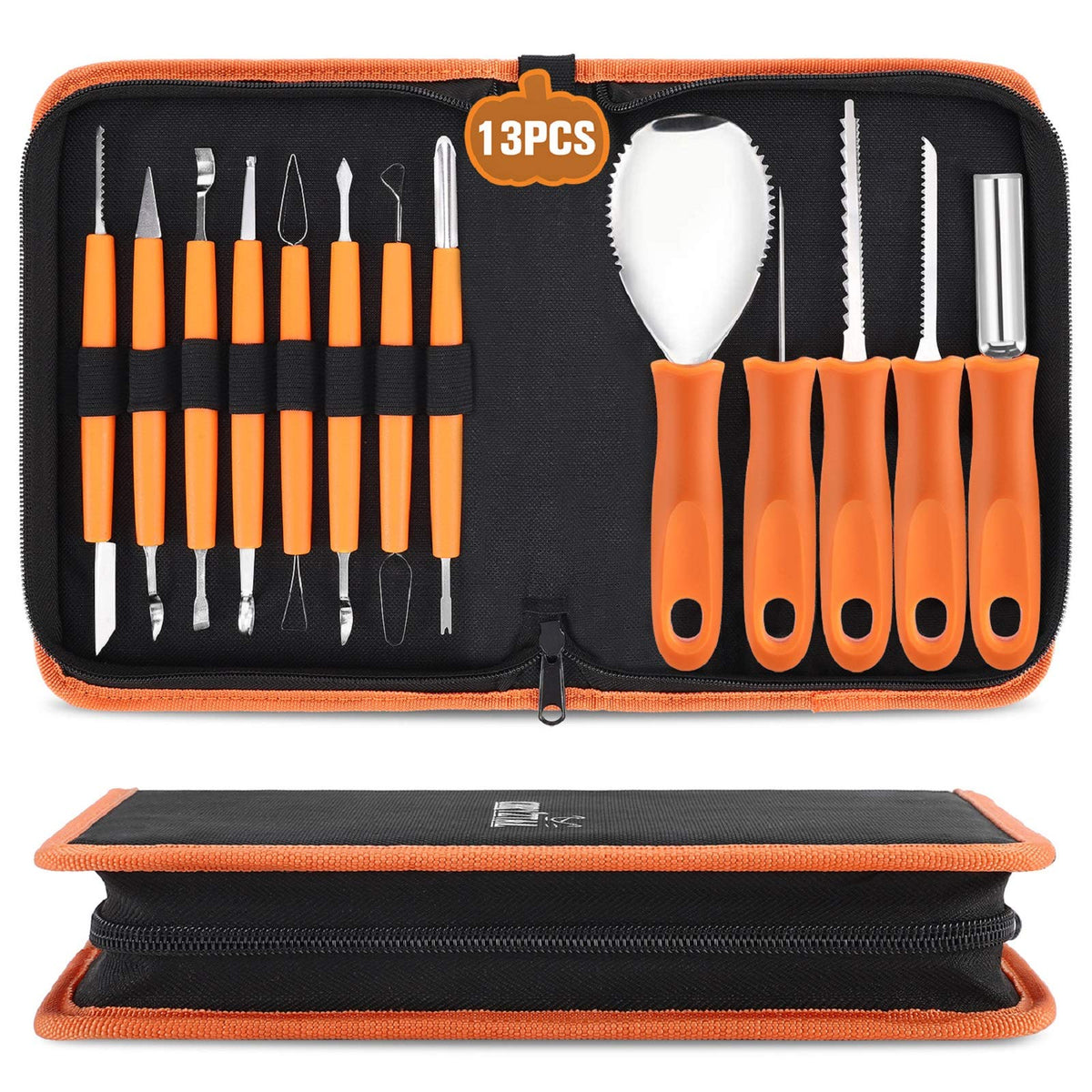CHRYZTAL front packaging showing 13-piece carving kit and included tools for convenience