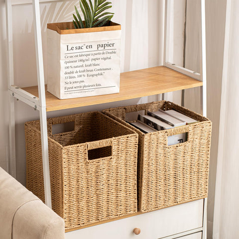 ChubanCraft basket folded flat for space saving and simple storage
