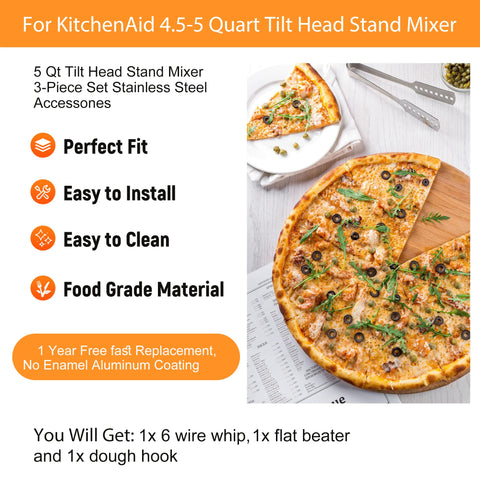 CHUDODO dough hook close-up highlighting solid stainless build for efficient kneading