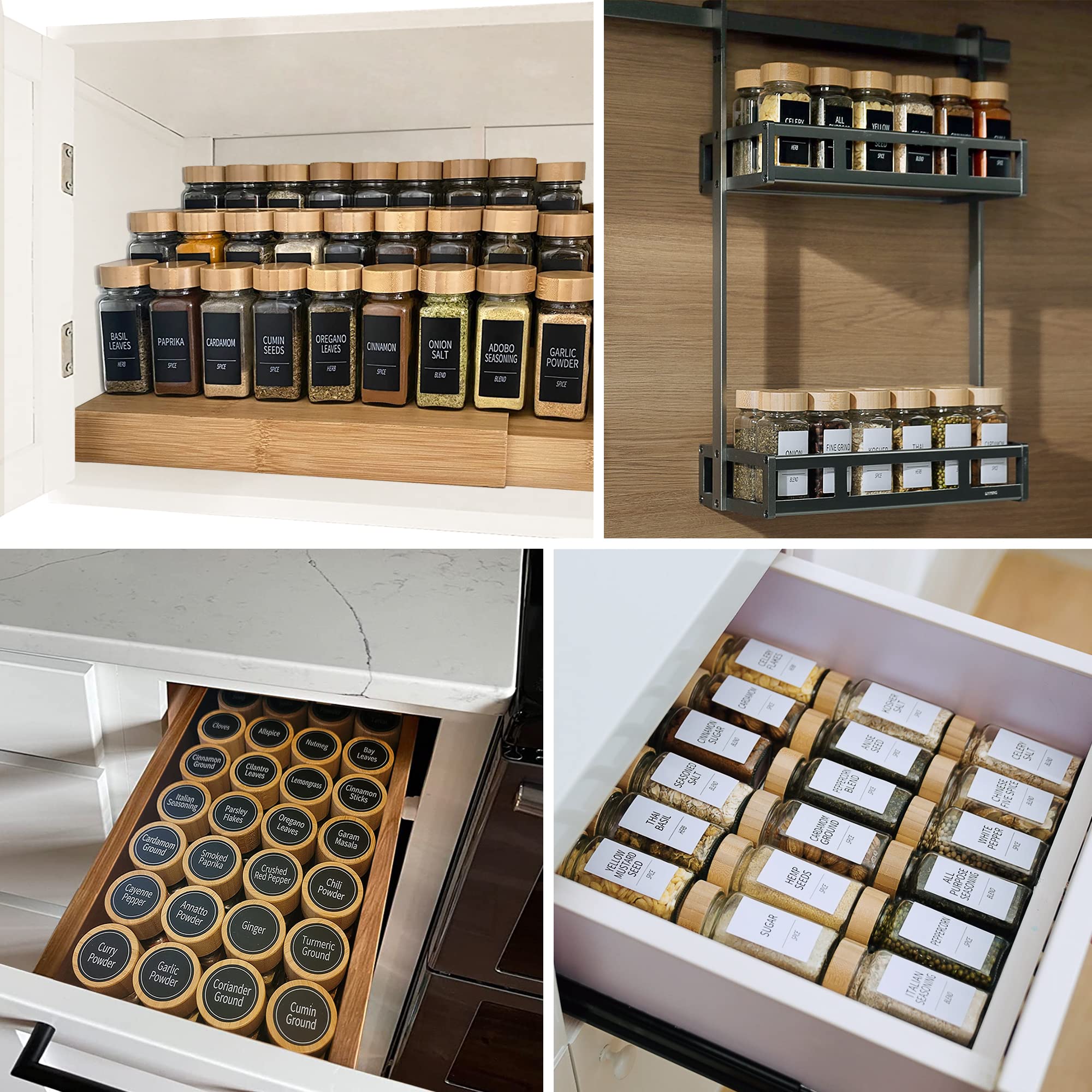Churboro sheet of preprinted and blank labels with chalk pen for easy labeling