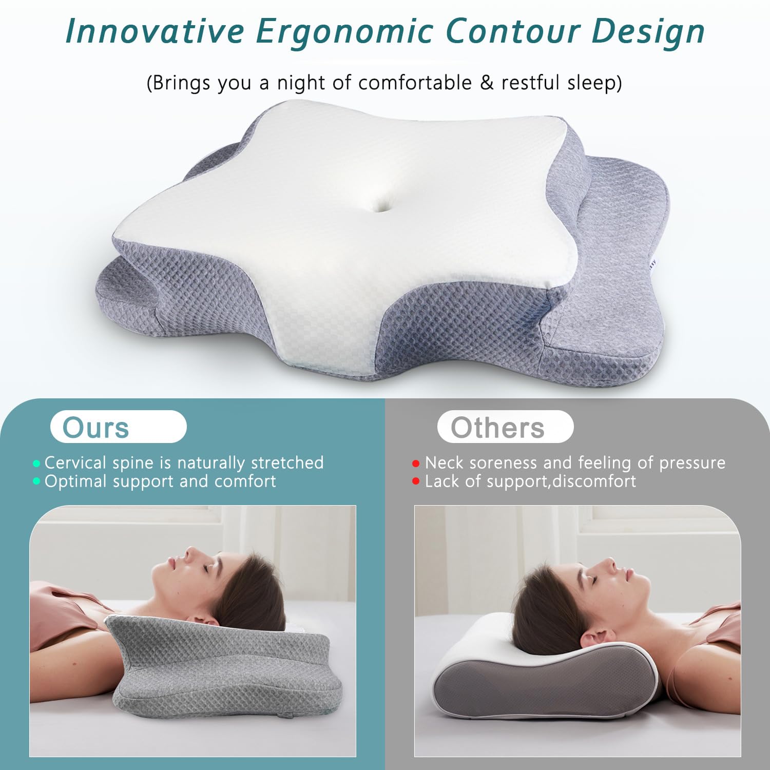CHxxy on bed in bedroom setting illustrating restful sleep setup