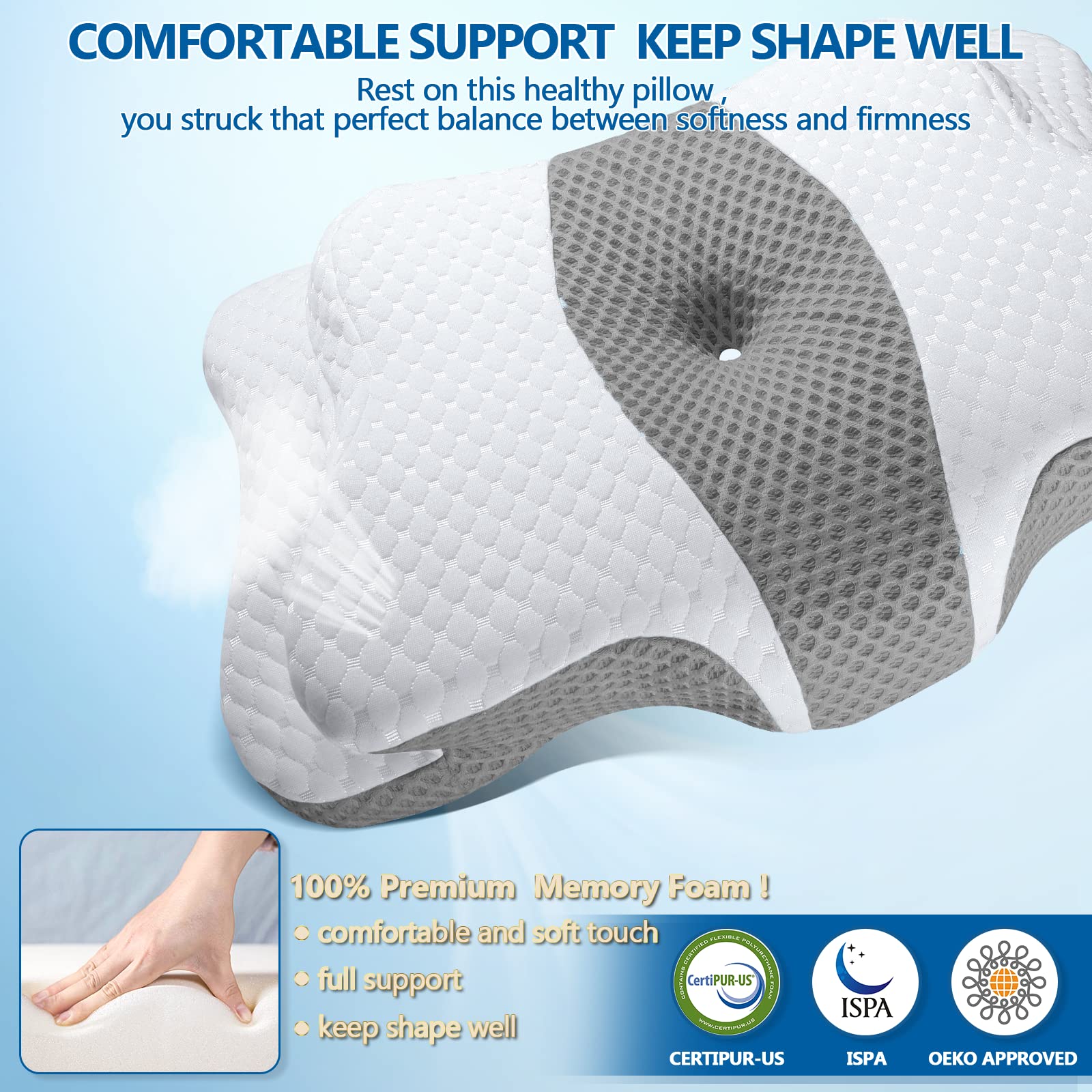 CHxxy in-use image of side sleeper illustrating proper shoulder clearance