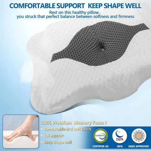 CHxxy hand holding pillow to show scale and customizable loft benefit