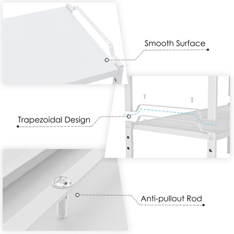 Cidaziya hardware and simple tools laid out showing quick assembly in minutes