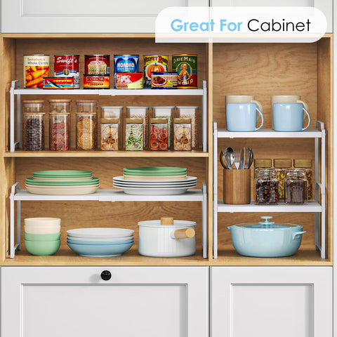 Cidaziya shelf holding pots and pans on an 11-inch board showing strong, even weight support