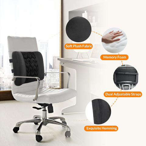 CILI pillow on sofa in living room providing relaxing heat and vibrating comfort