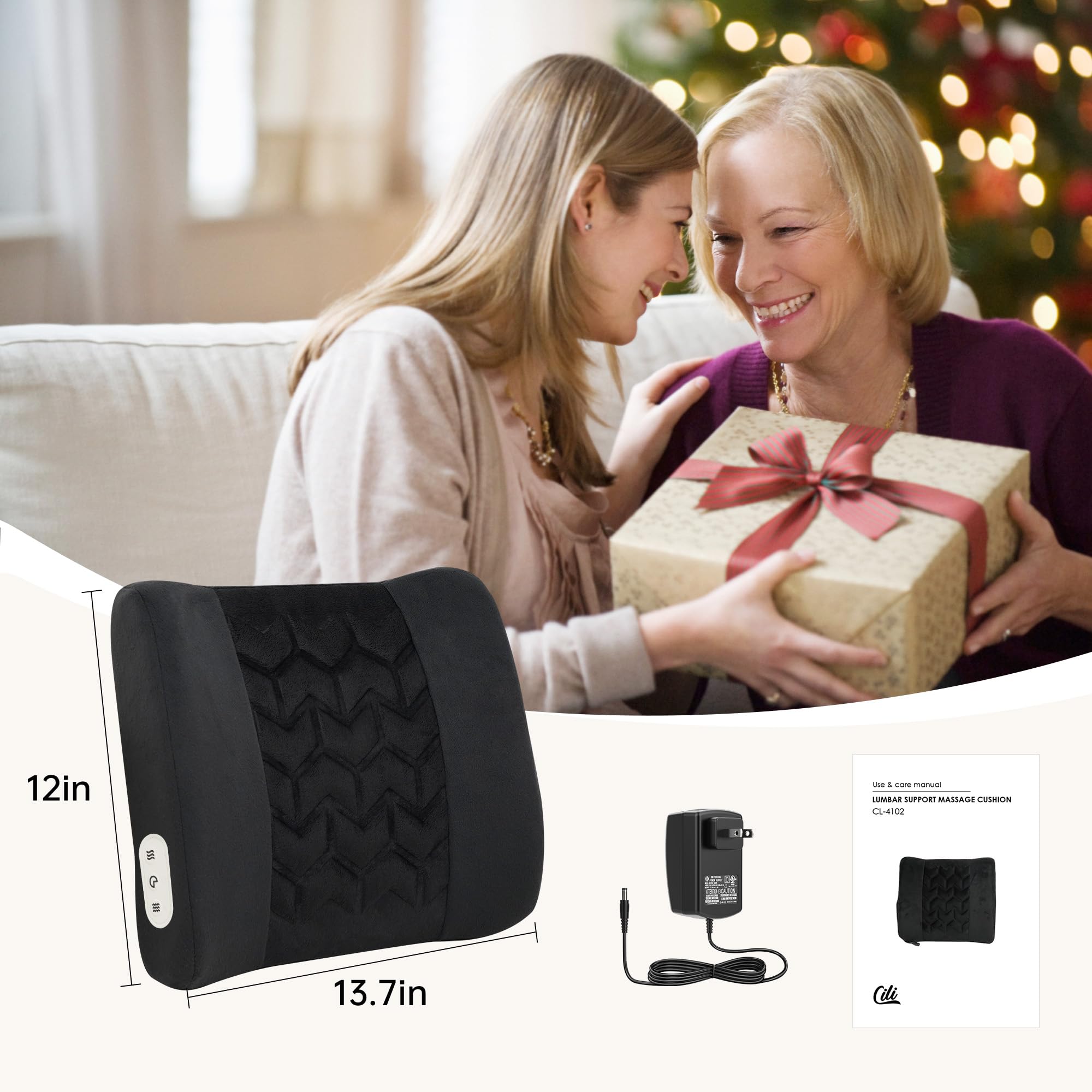 CILI packaging with pillow and accessories displayed, ready for gifting convenience