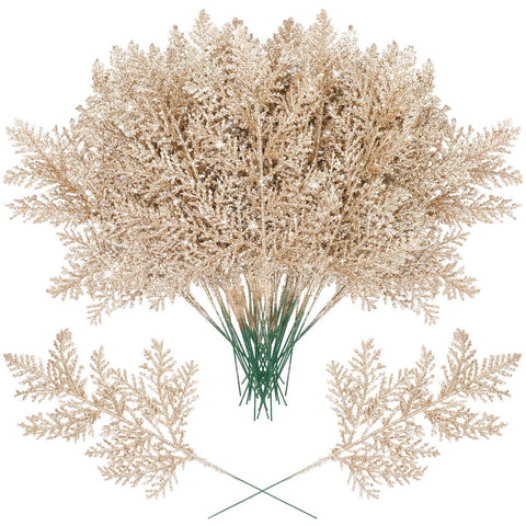 Cindeer front packaging showing 100 champagne gold picks, easy bulk decorating