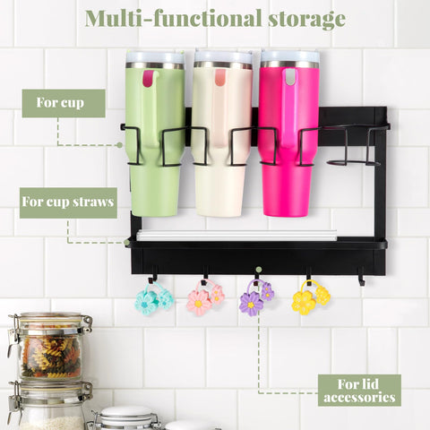 CINPIUK top shelf holding lids and extras for neat accessible storage