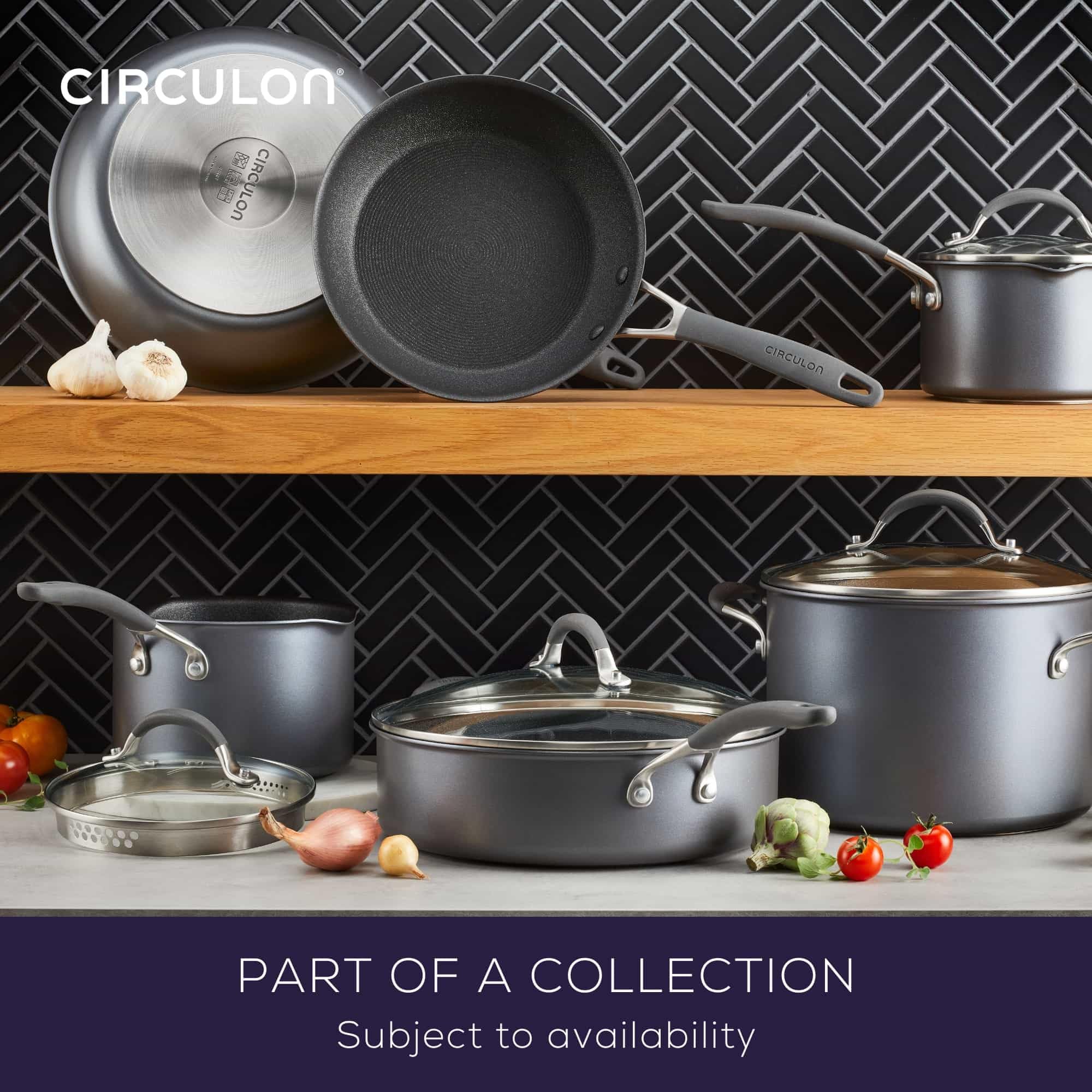 Circulon A1 boxed with warranty card visible highlighting lifetime limited warranty
