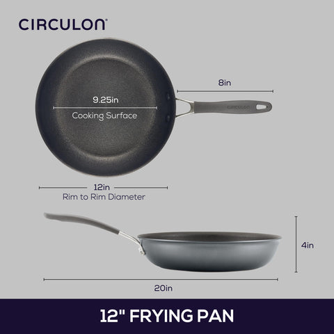 Circulon A1 Series side profile highlighting thick edge-to-edge base durability