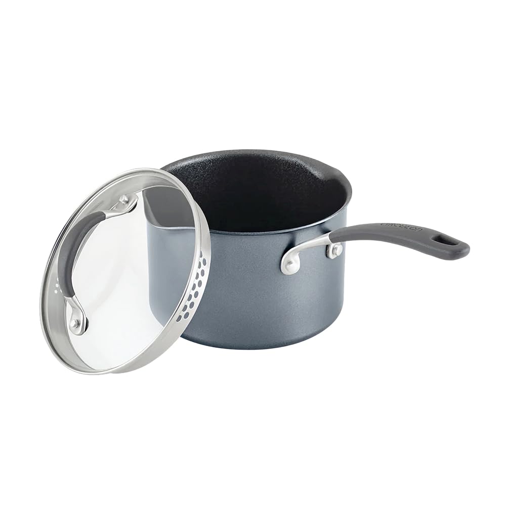 Circulon underside showing thick stainless-steel induction base for fast, even heating