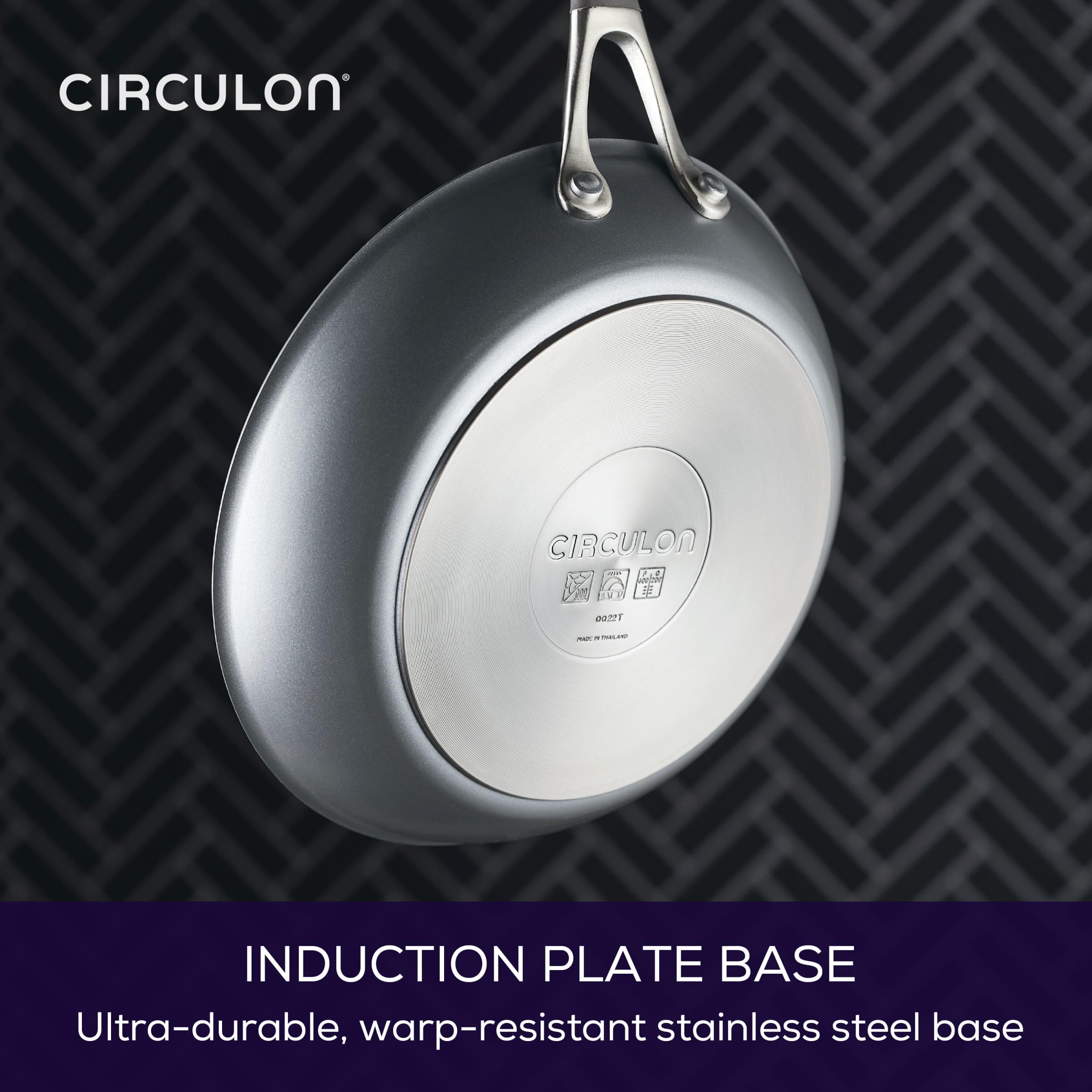 Circulon dishwasher-safe demonstration showing convenient cleanup and preserved finish