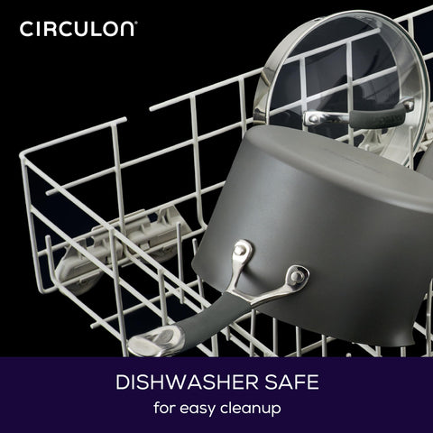 Circulon Radiance nonstick surface texture with raised circles for easier release