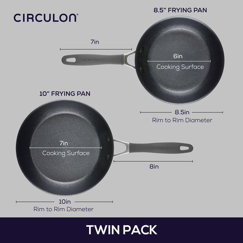 Circulon closeup of ScratchDefense coating highlighting scratch resistance and longevity