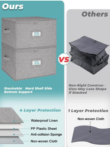 Cirhy close-up of padded adjustable dividers for cushion and separation