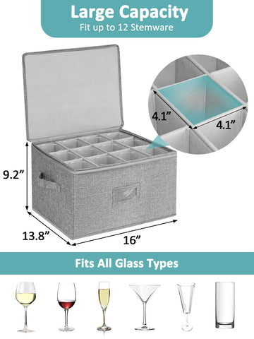 Cirhy open box with 12 vertical compartments for easy loading