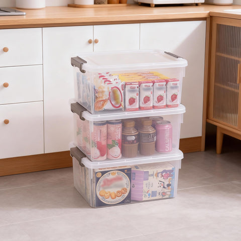 Citylife stacked bins on shelf demonstrating space-saving benefit