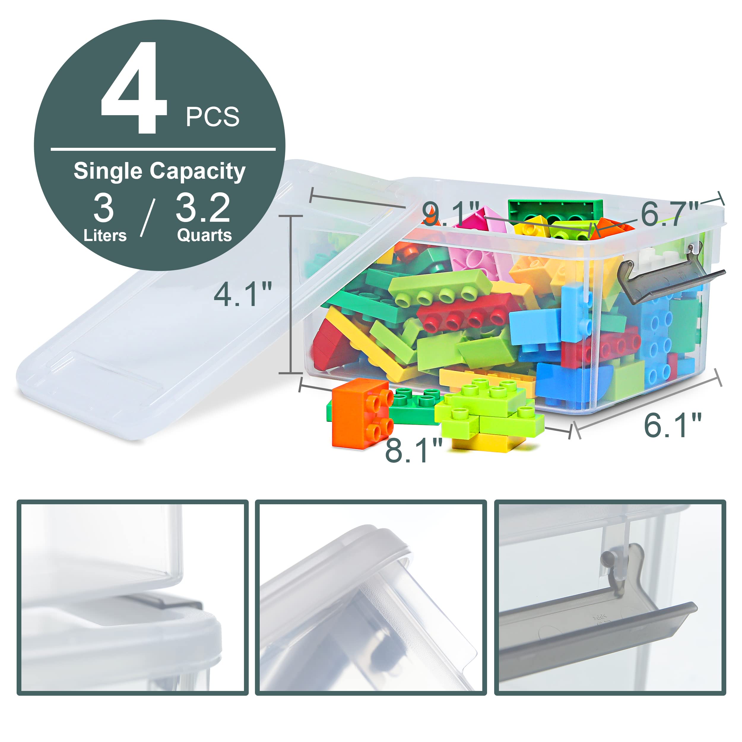 Citylife container filled with craft supplies illustrating tidy sorting and quick retrieval