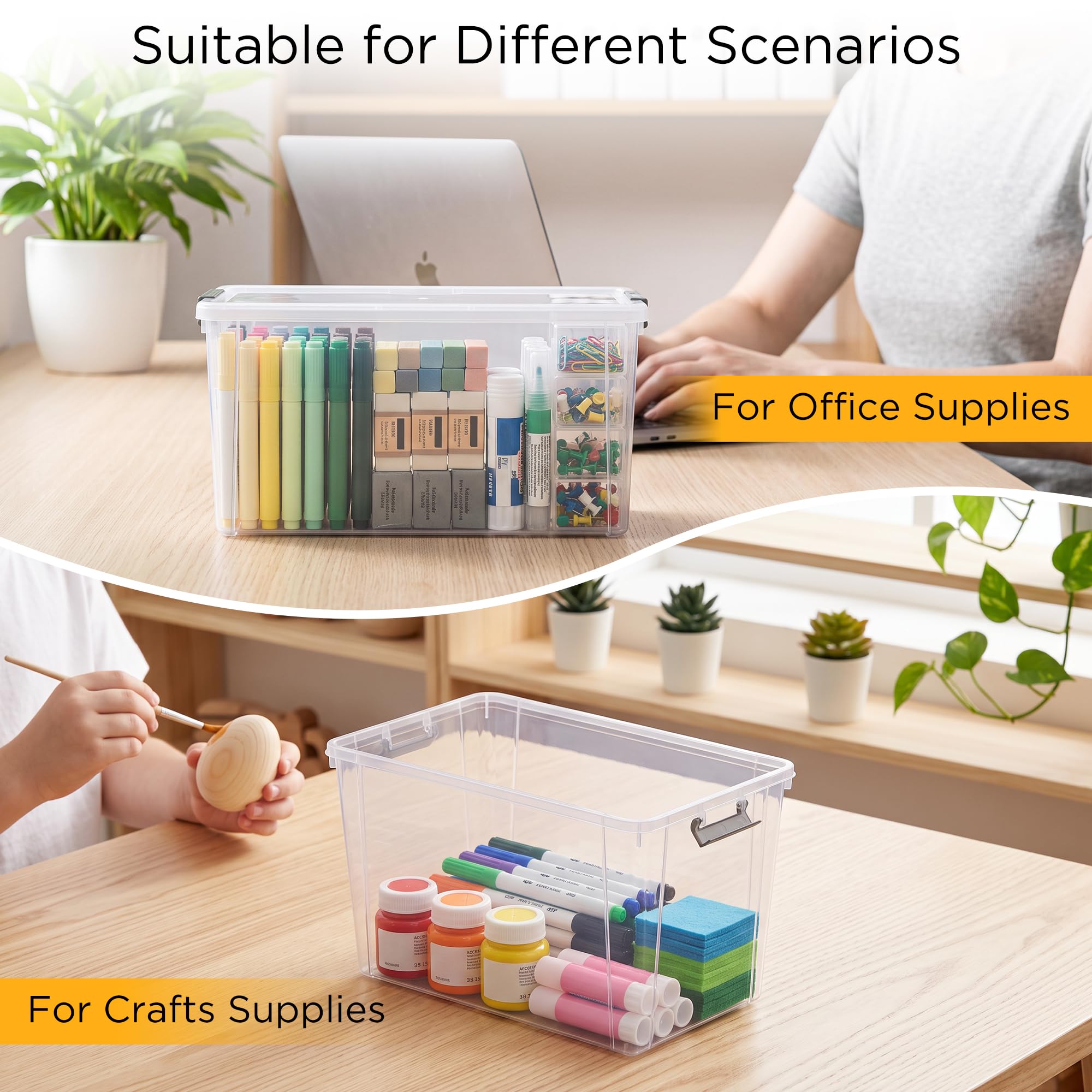 Citylife interior filled with craft supplies showing quick visibility benefit