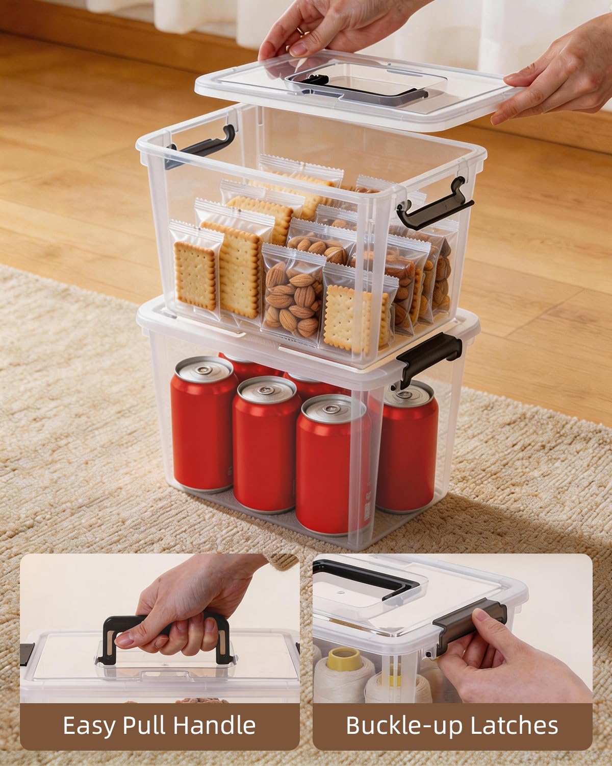 Citylife interior filled with craft supplies for fast visual identification benefit